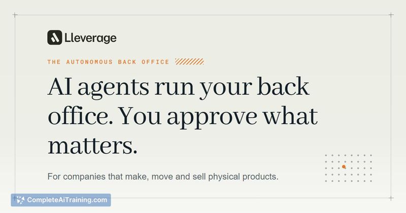 Lleverage, screenshot 2