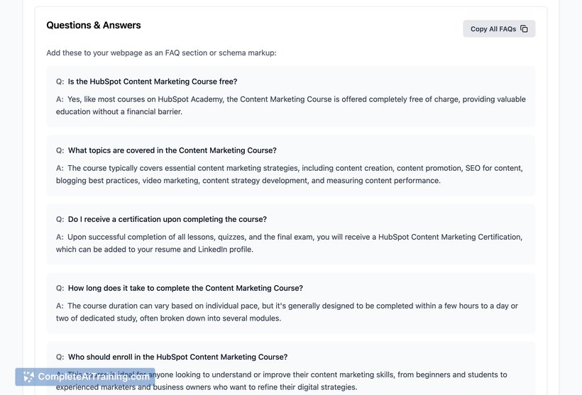 LLM SEO FAQ