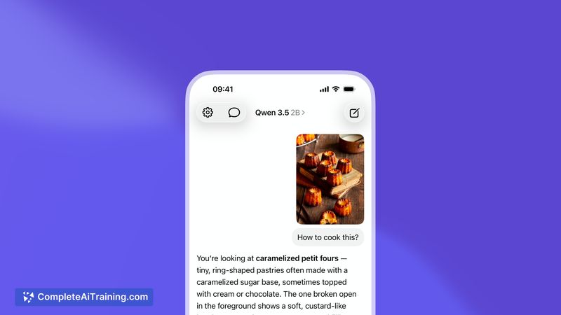 Locally AI + Qwen, screenshot 2