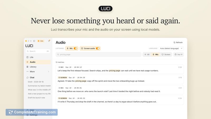 LUCI Desktop