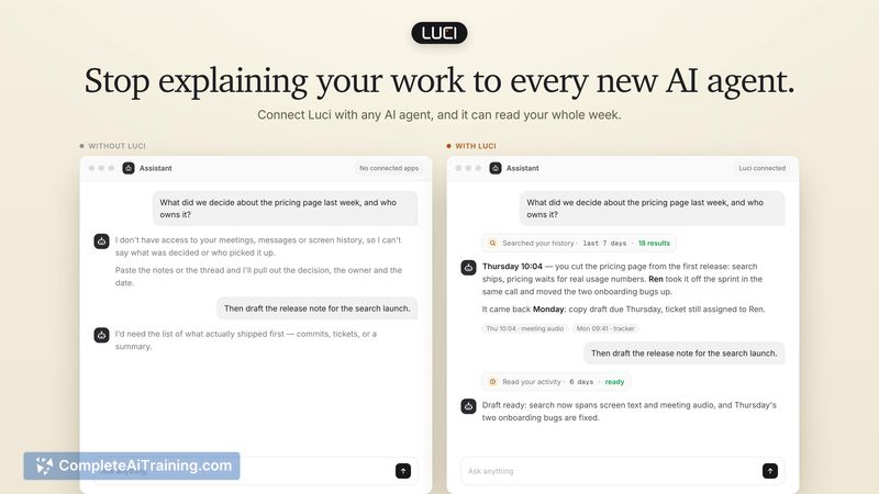 LUCI Desktop, screenshot 2