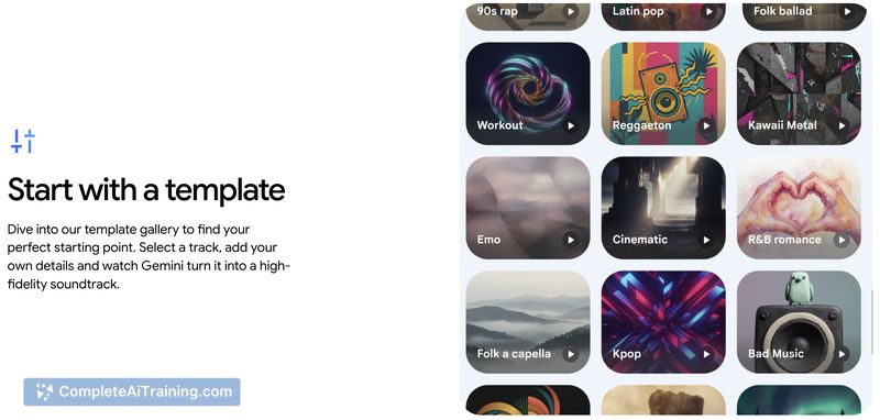 Lyria 3 by Google Deepmind, screenshot 5