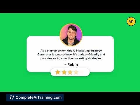 M1-project: Marketing Strategy Generator