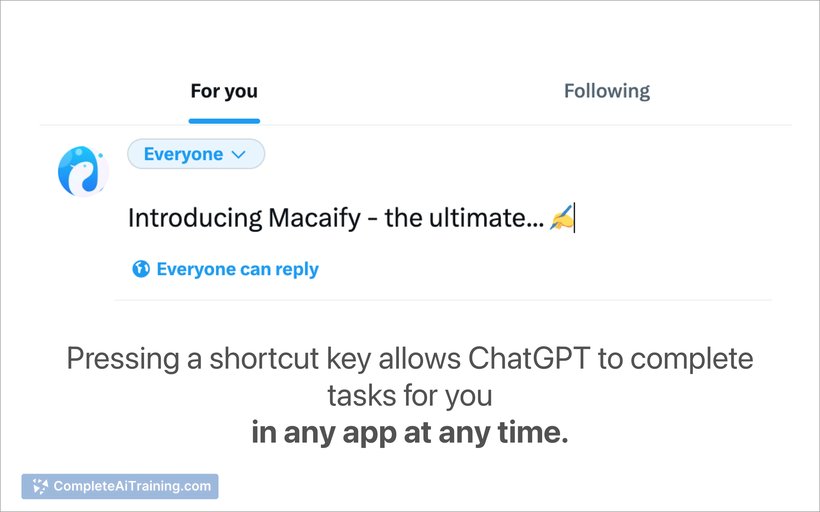 Macaify - Make your Mac-AI-fy