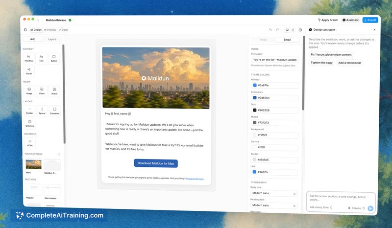 Maildun for Mac, screenshot 3