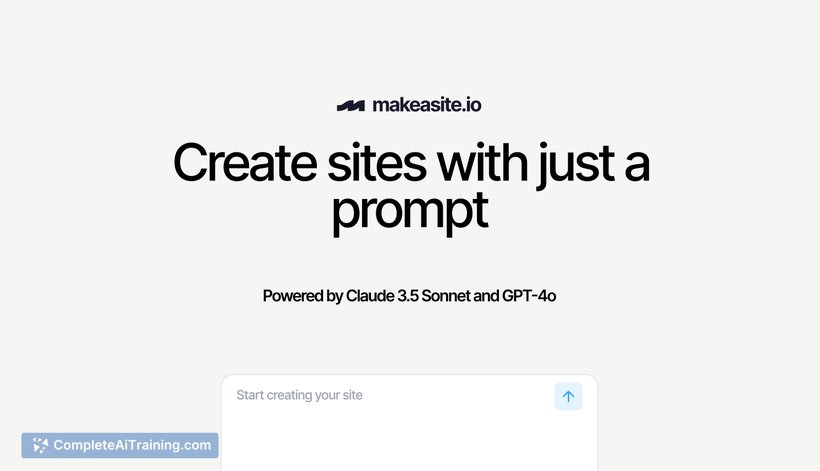 Makeasite (YC S22)