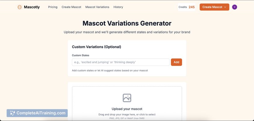 Mascotly, screenshot 2