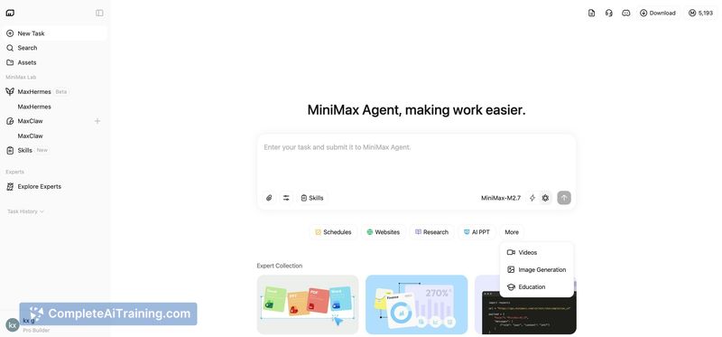 MaxHermes by Minimax, screenshot 4