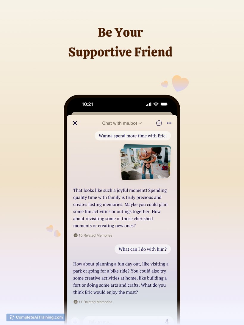 Me.bot for iOS, screenshot 2