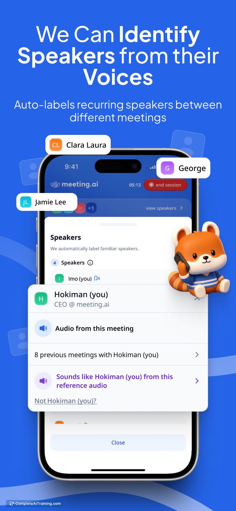 Meeting.ai, screenshot 4