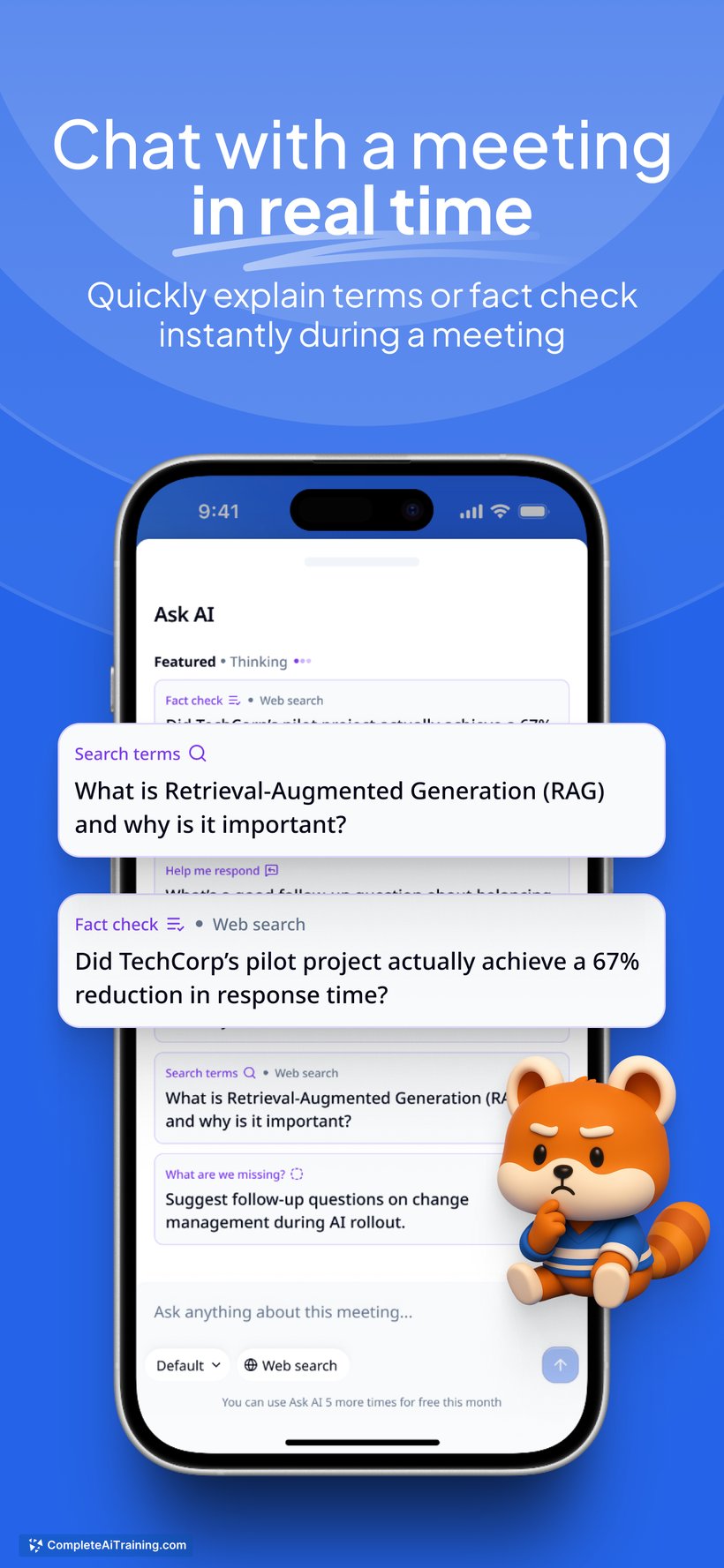 Meeting.ai, screenshot 5