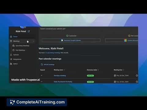 MeetMinutes, screenshot 4