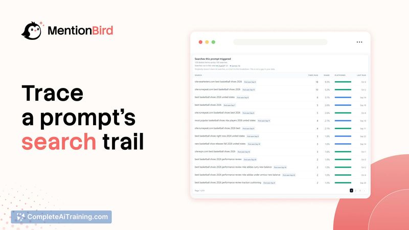MentionBird, screenshot 1