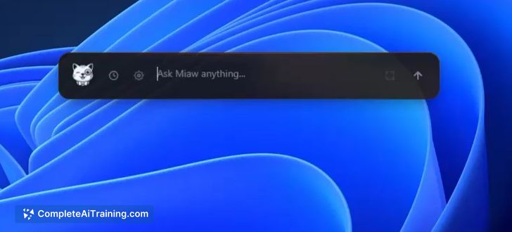 Miaw AI secretary, screenshot 3
