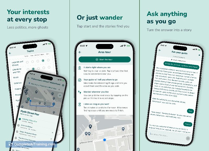 Mira Tours, screenshot 1