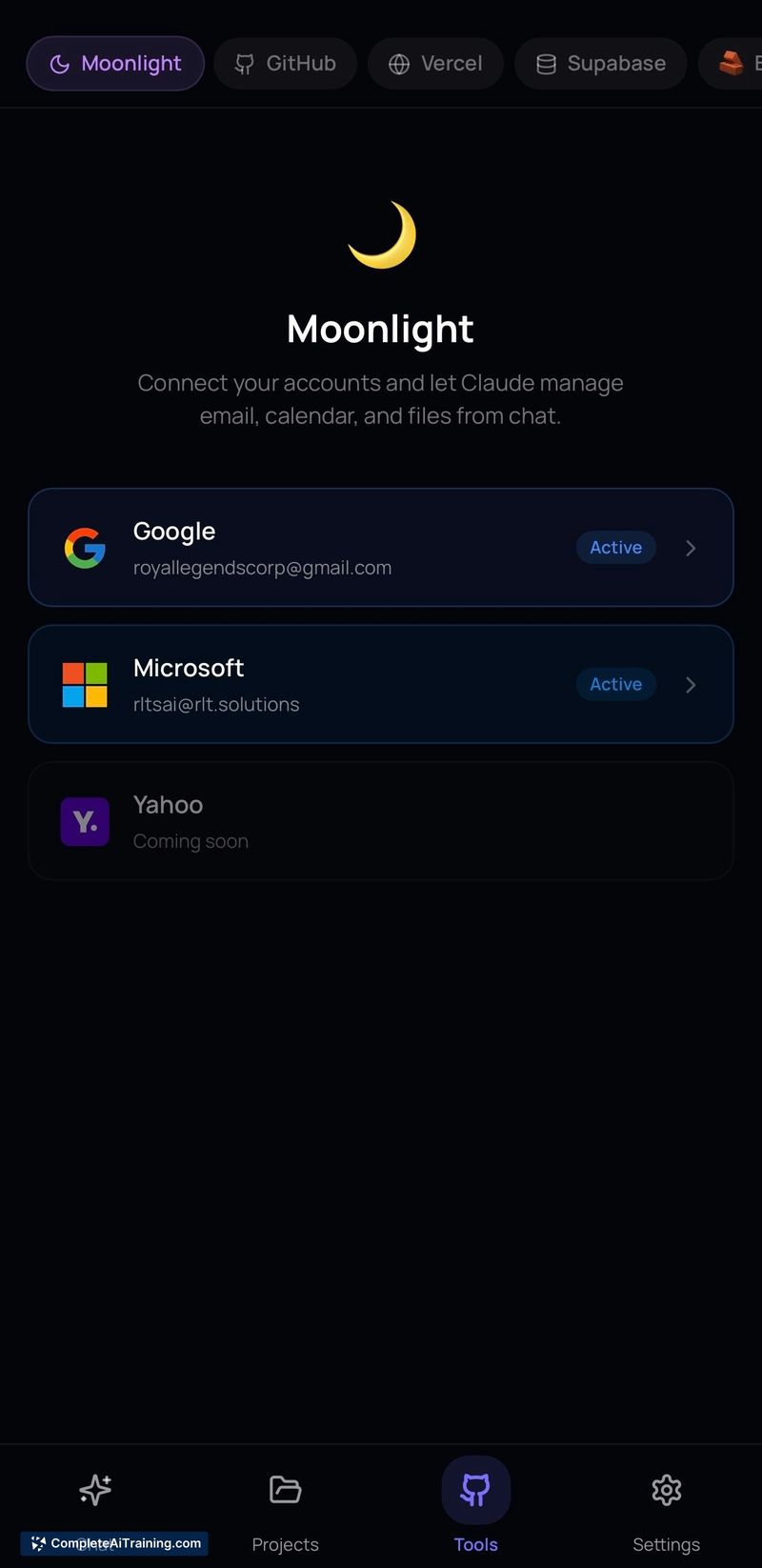 MoDev, screenshot 2