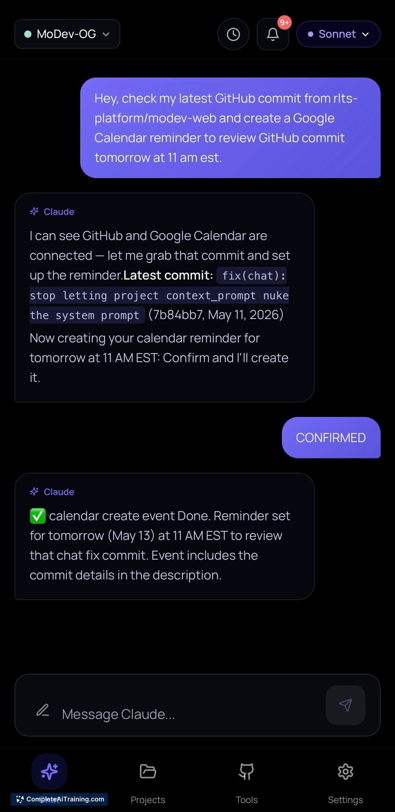 MoDev, screenshot 5