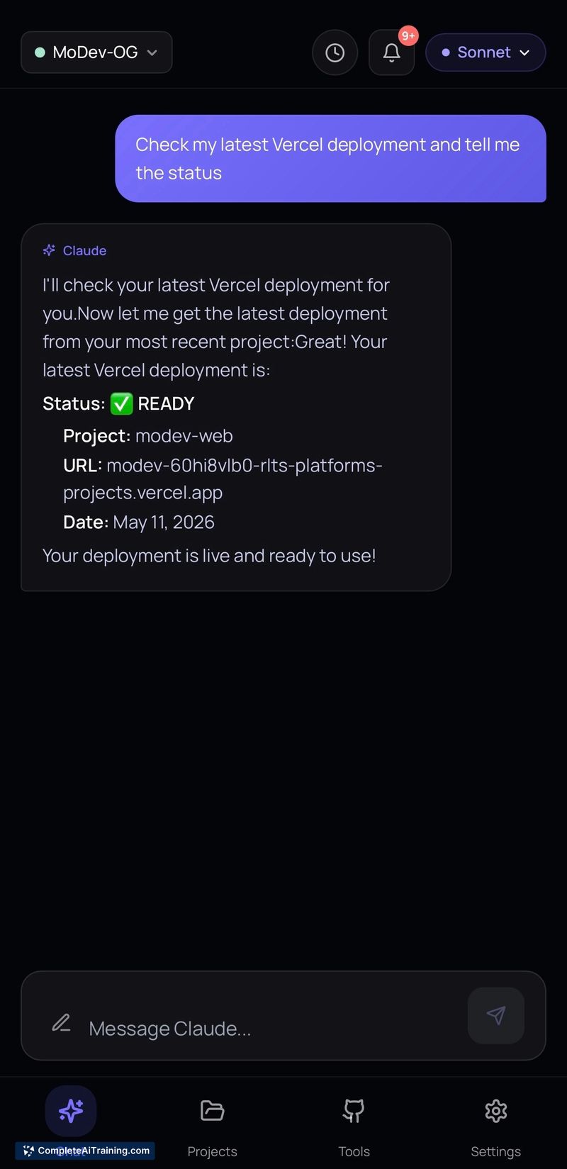MoDev, screenshot 6