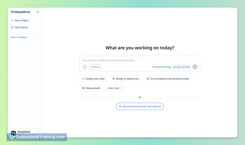 MorphMind: A Steerable AI Platform, screenshot 4