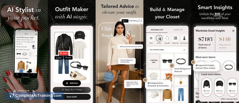 Mué AI Stylist, screenshot 2