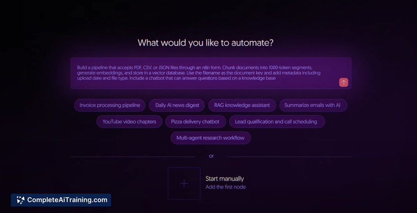 n8n AI Workflow Builder