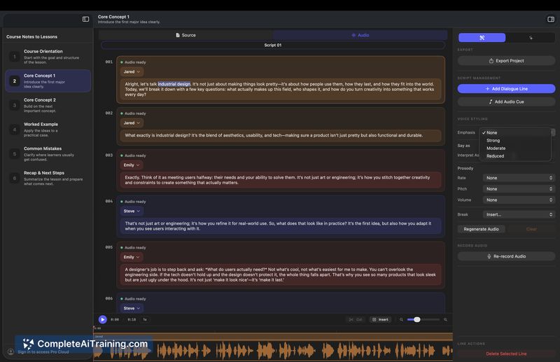 Narration Room, screenshot 4