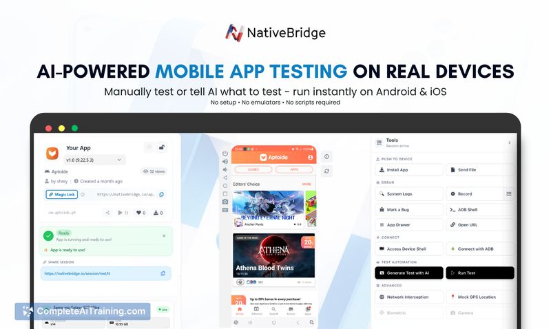 NativeBridge, screenshot 2