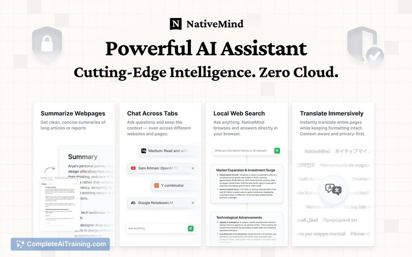 NativeMind, screenshot 2