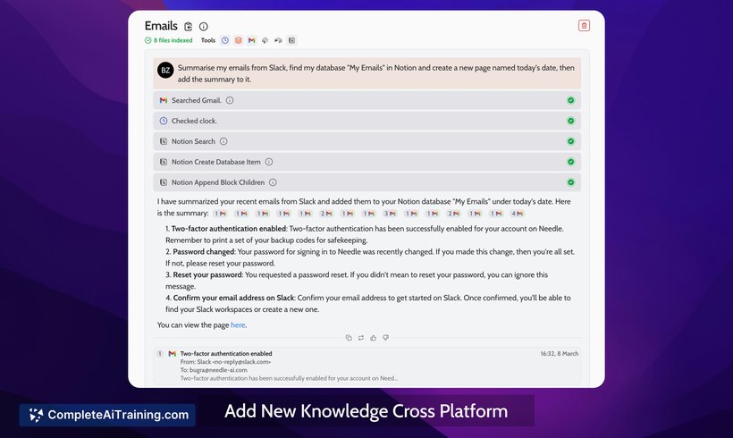 Needle Knowledge Threader