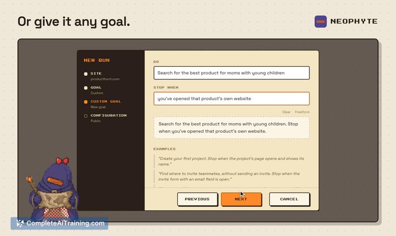 Neophyte, screenshot 1