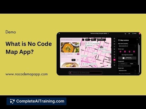 No Code Map App