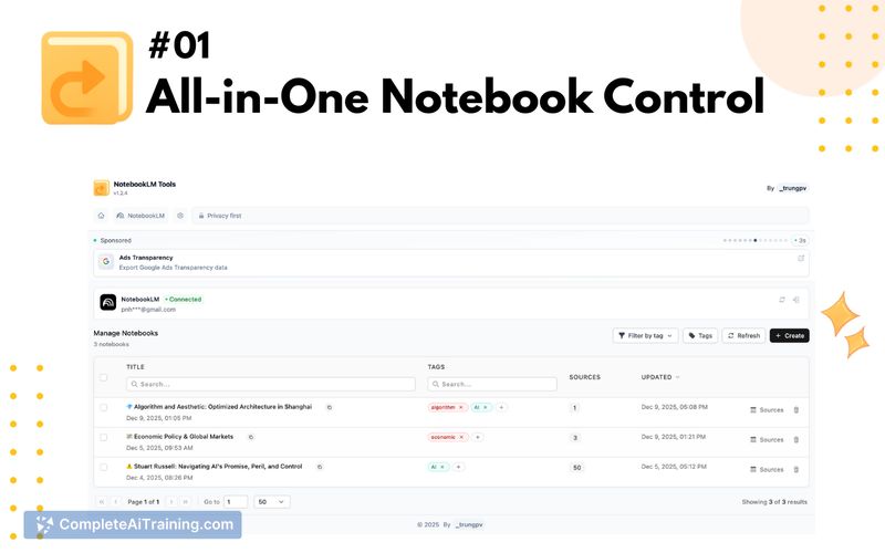 NotebookLM Tools Chrome Extension
