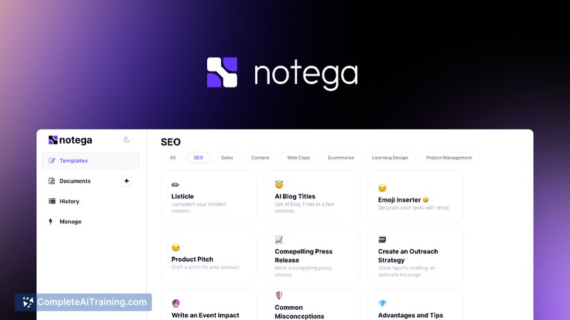 Notega, screenshot 2