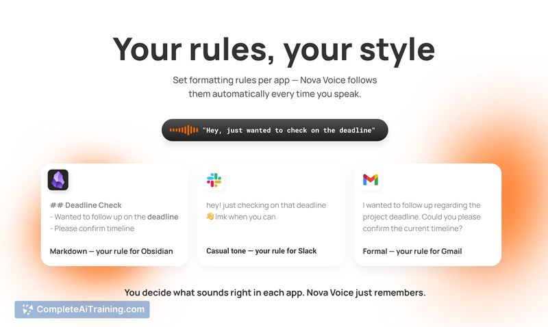 NovaVoice, screenshot 4
