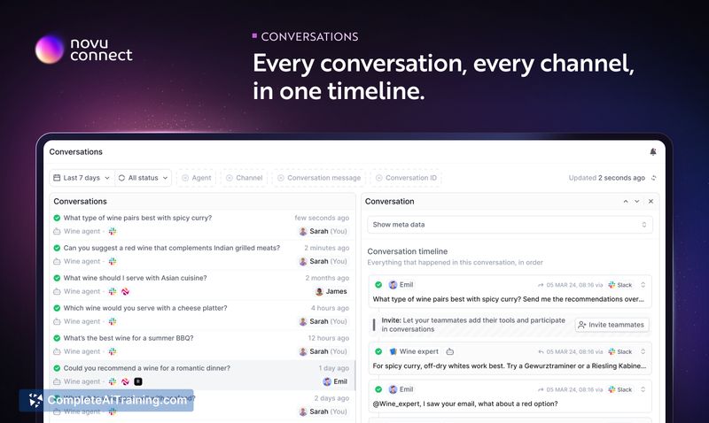 Novu Connect, screenshot 4