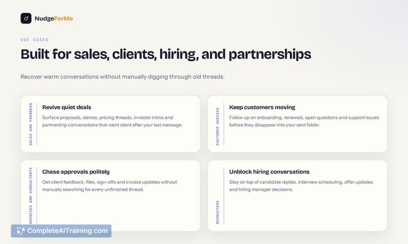 NudgeForMe, screenshot 3