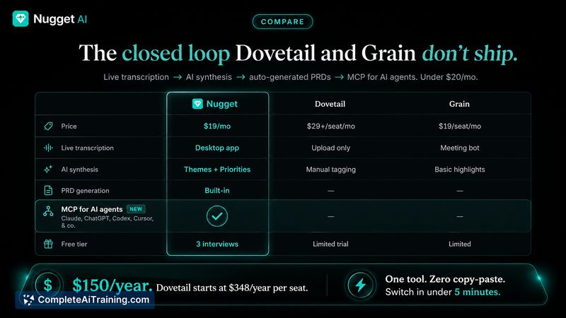Nugget AI, screenshot 3