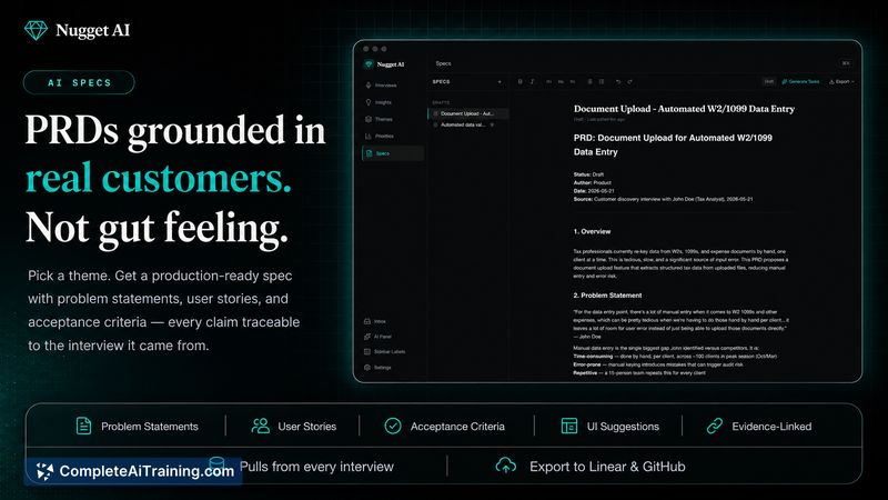 Nugget AI, screenshot 4