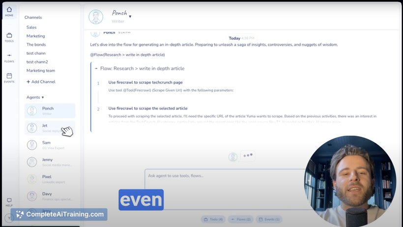 O-mega, screenshot 2
