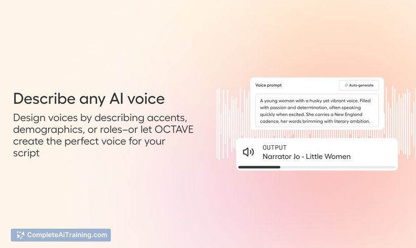 Octave TTS, screenshot 3