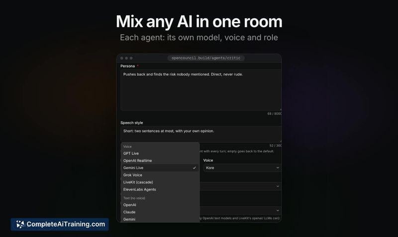 OpenCouncil, screenshot 1