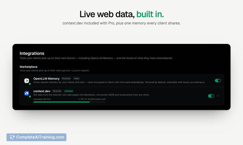OpenLLM, screenshot 3