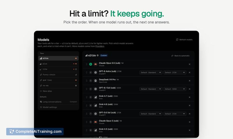 OpenLLM, screenshot 5