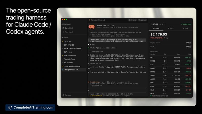 OpenTrade, screenshot 2