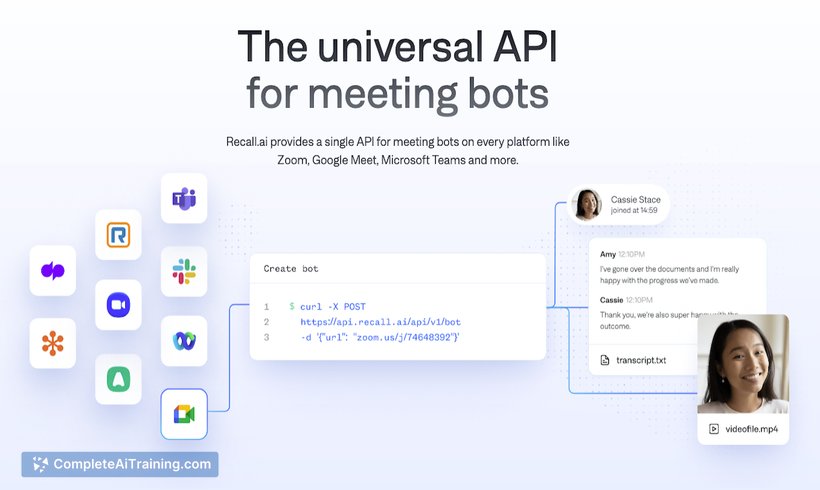 Output Media API by Recall.ai, screenshot 2