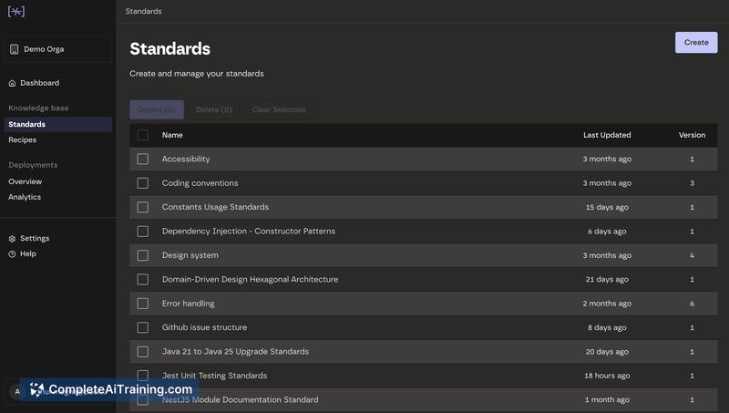 Packmind Open Source, screenshot 3