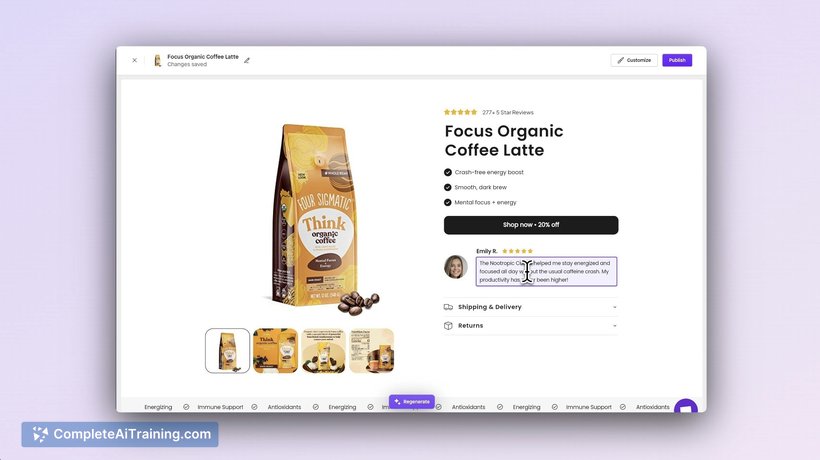 Pageify, screenshot 2