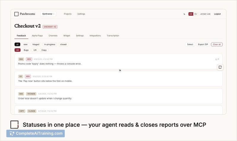 Patchrooms, screenshot 5