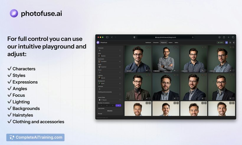 PhotoFuse, screenshot 2
