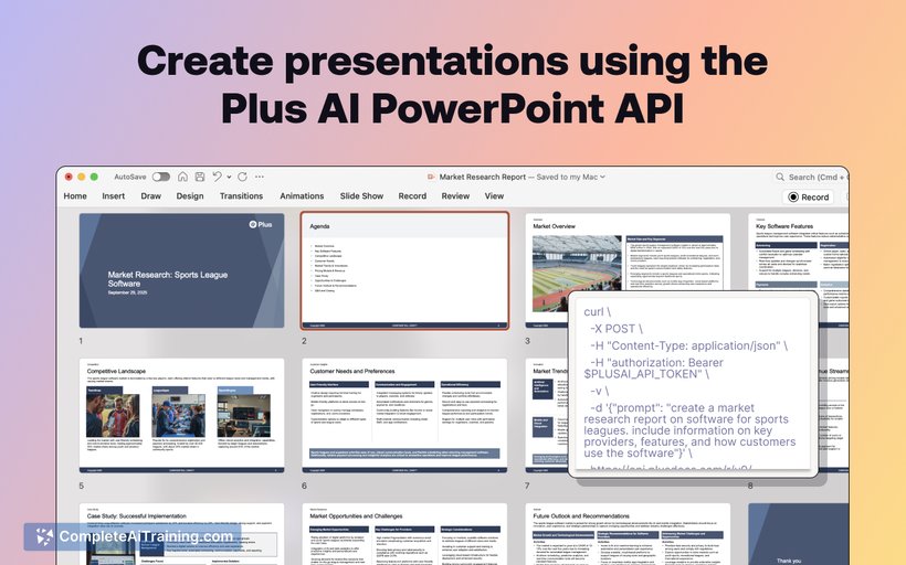 Plus AI Presentations API